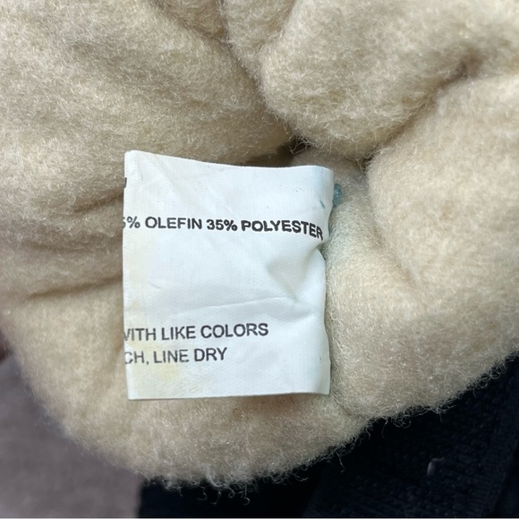 Vintage Thinsulate Insulated Winter Ski Gloves-Black Nylon-Classic-Simple-Casual - Picture 7 of 8